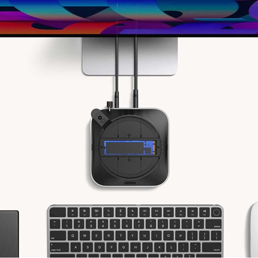 UGREEN CM841A Multifunktionelt Hub (95094) til Apple Mac Mini M4 / Mini M4 Pro, 10i1, Grå