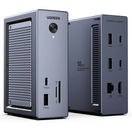 Multifunktionel Hub UGREEN CM923 (55735), 10-i-1, Grå