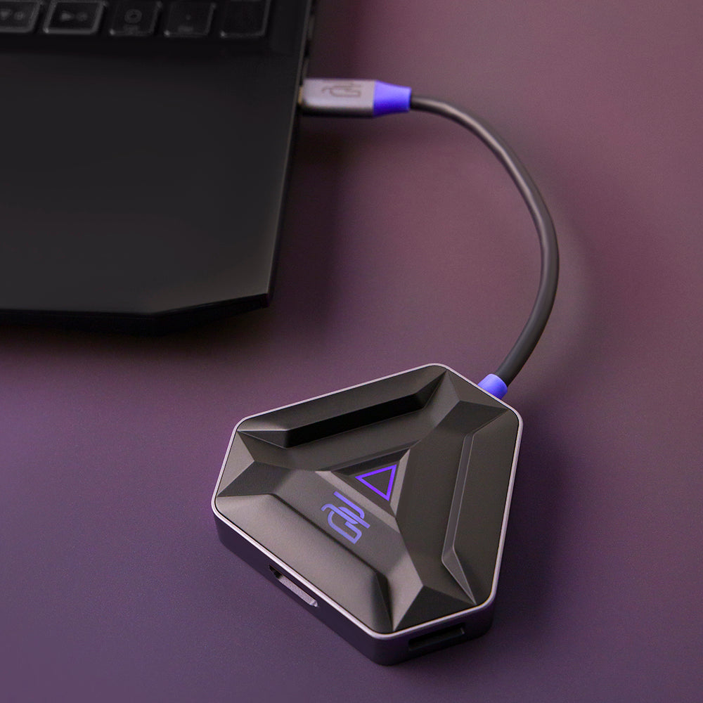 Hub USB-C Proove Spectre, 5in1, Grå HBPG10221205