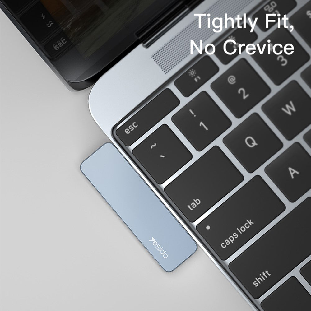 USB-C Hub Yesido HB10 til Apple MacBook Pro / Air Series, 6i1, Grå