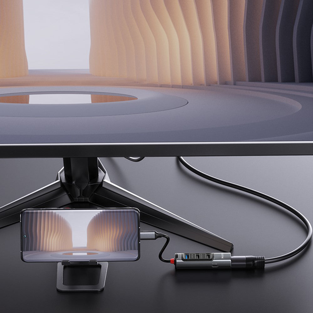 USB-C Hub Yesido HB23, 5i1, Grå