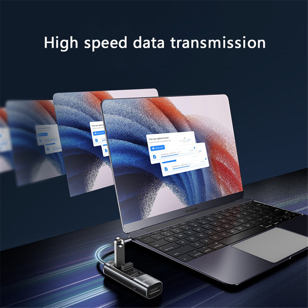 USB-C Hub Yesido HB23, 5i1, Grå