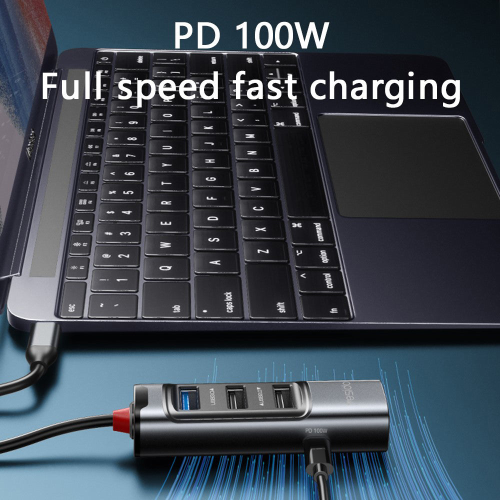 USB-C Hub Yesido HB23, 5i1, Grå