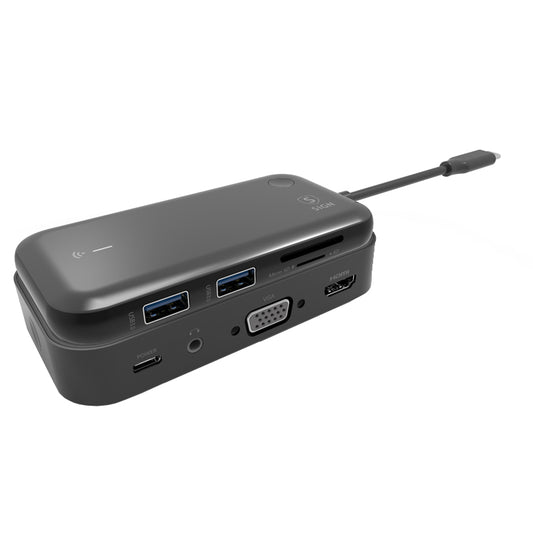 USB-C SiGN Hub, 1 x USB-C - 1 x HDMI - 1 x VGA - 1 x 3,5 mm jackstik, sort SN-TVBT01 SN-TVBT01