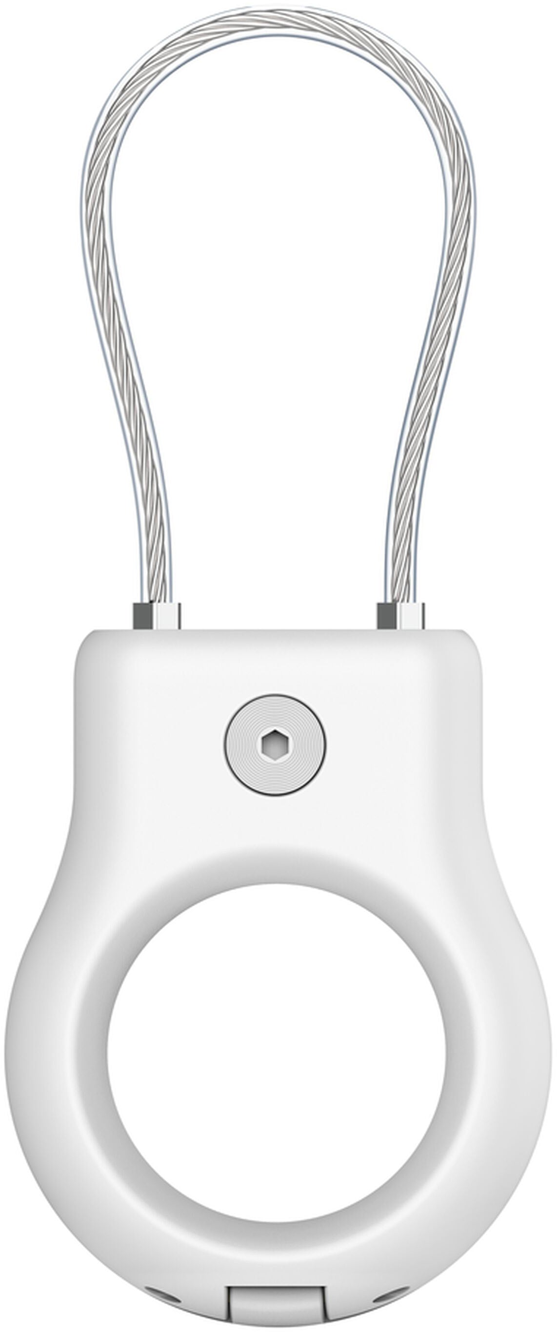 Belkin Wire Cable-etui til Apple AirTag, hvid MSC009btWH