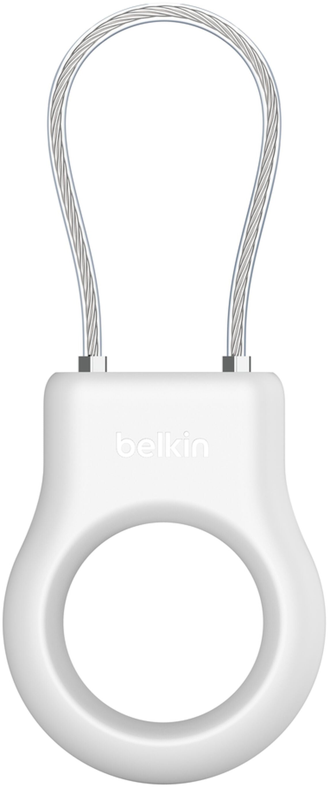 Belkin Wire Cable-etui til Apple AirTag, hvid MSC009btWH