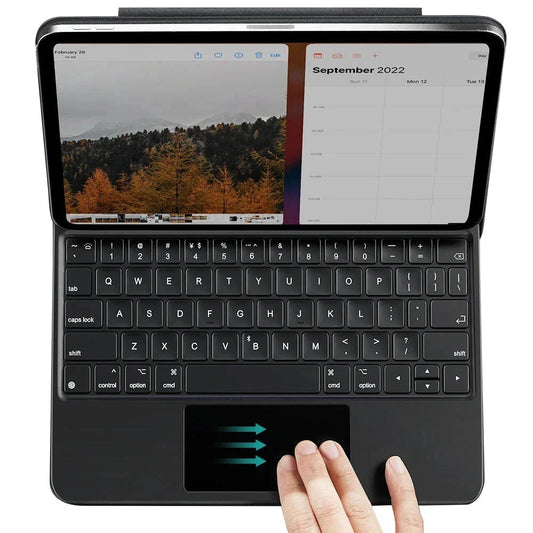 Tastaturcover til Apple iPad (2025) / (2022), ESR, Rebound New, Sort