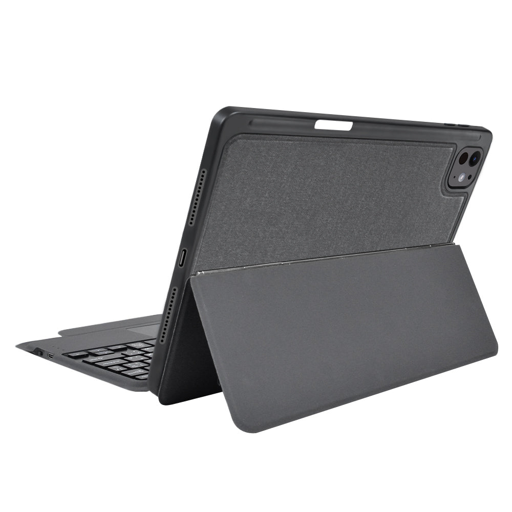 Tastaturcover til Apple iPad Pro 11 (2024), Techsuit, KeyTab Pro, Sort