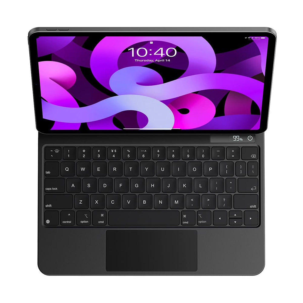 Tastaturcover til Apple iPad Pro 12.9 (2022) / Pro 12.9 (2021) / Pro 12.9 (2020) / Pro 12.9 (2018), Baseus, Brilliance, Grå