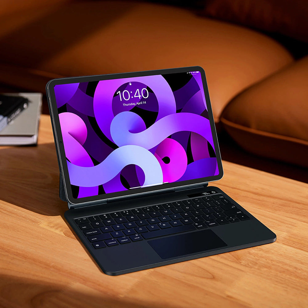 Tastaturcover til Apple iPad Pro 12.9 (2022) / Pro 12.9 (2021) / Pro 12.9 (2020) / Pro 12.9 (2018), Baseus, Brilliance, Grå