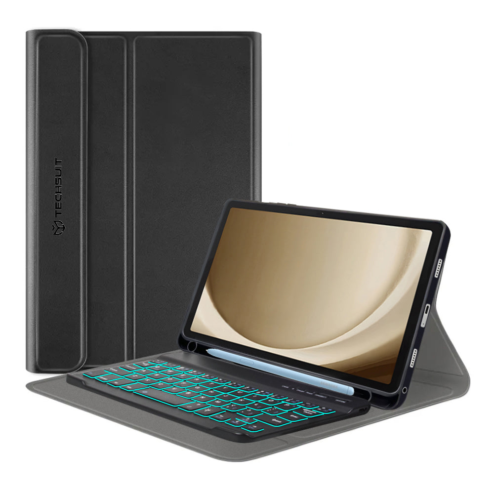 Tastaturcover til Samsung Galaxy Tab A9+, Techsuit, CozyTab, Sort