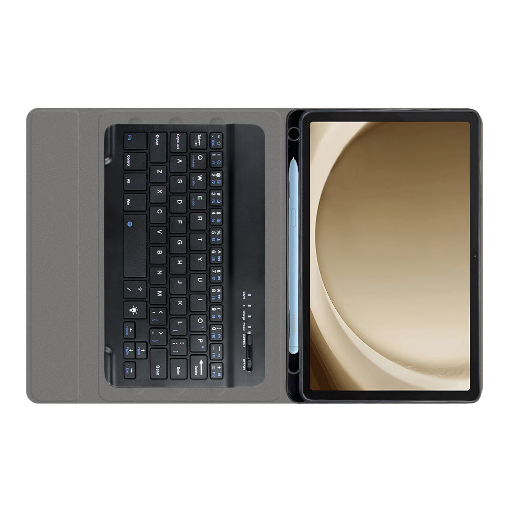 Tastaturcover til Samsung Galaxy Tab A9+, Techsuit, CozyTab, Sort
