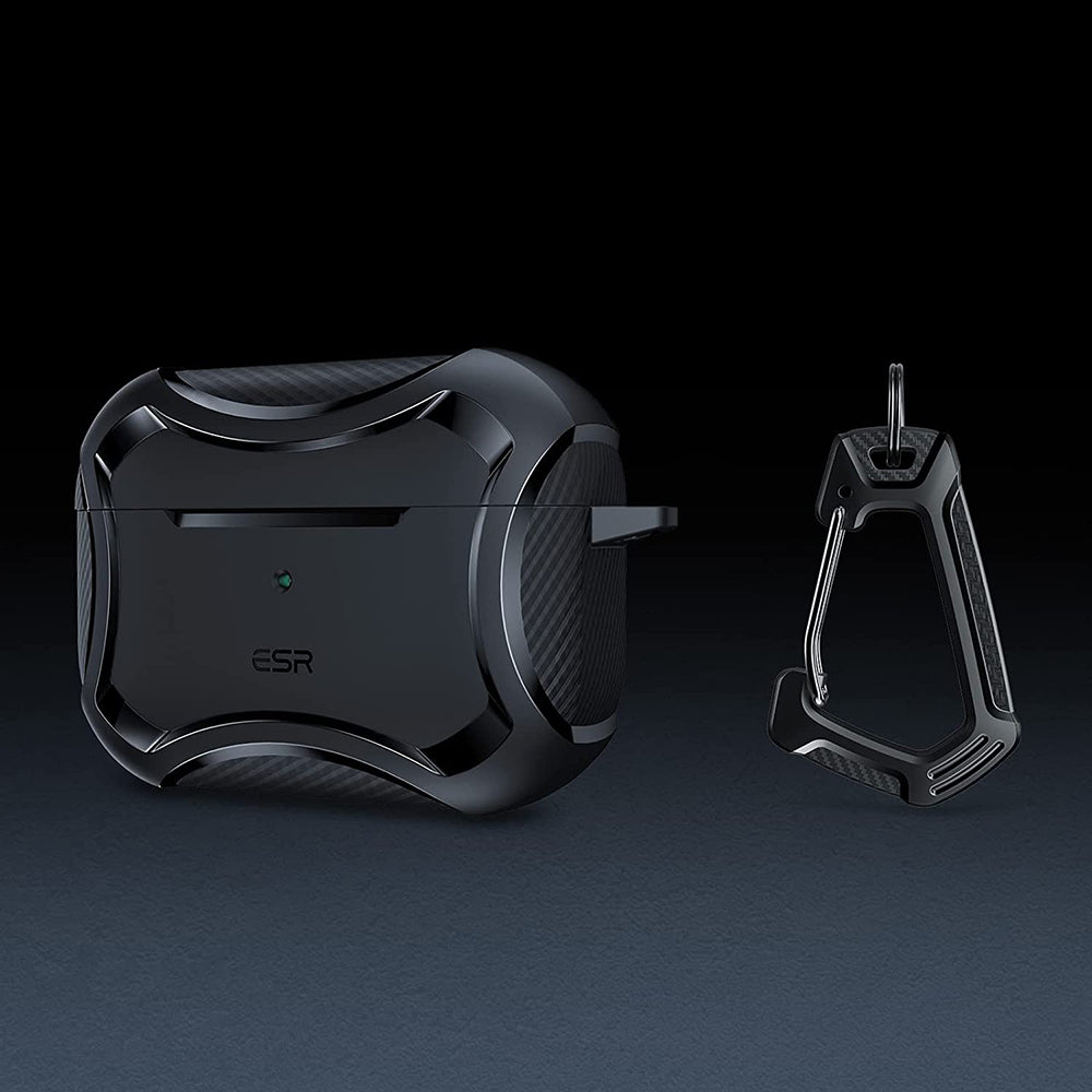 ESR Cyber Armor Tough etui til Apple AirPods Pro Series, Sort