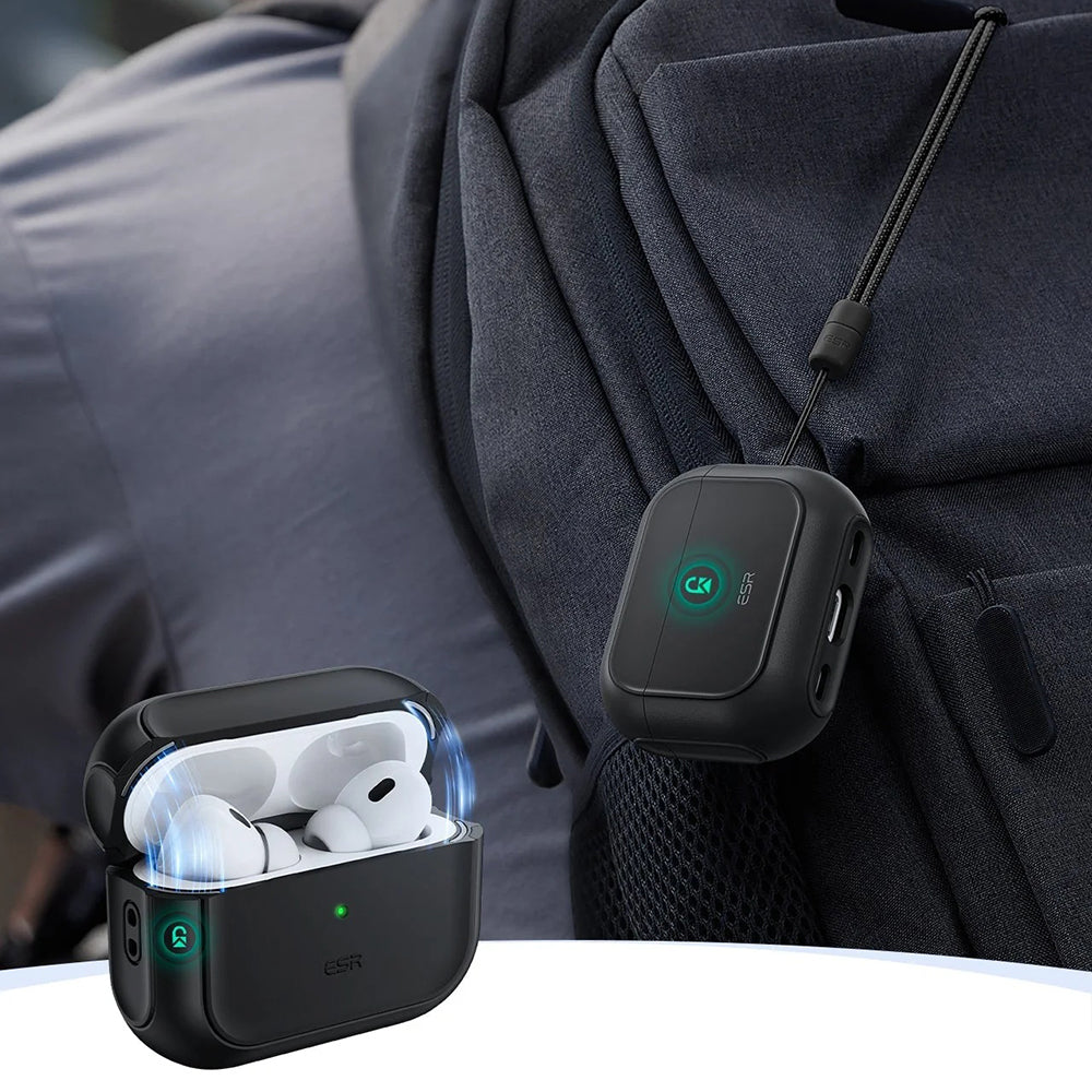 ESR Orbit Hybrid cover til Apple Airpods Pro 3, Sort, Genforseglet