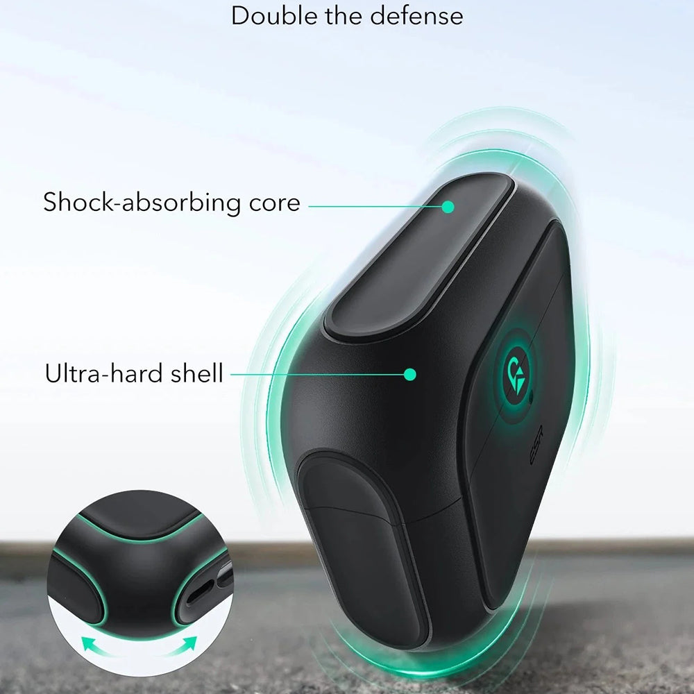 ESR Orbit Hybrid cover til Apple Airpods Pro 3, Sort, Genforseglet
