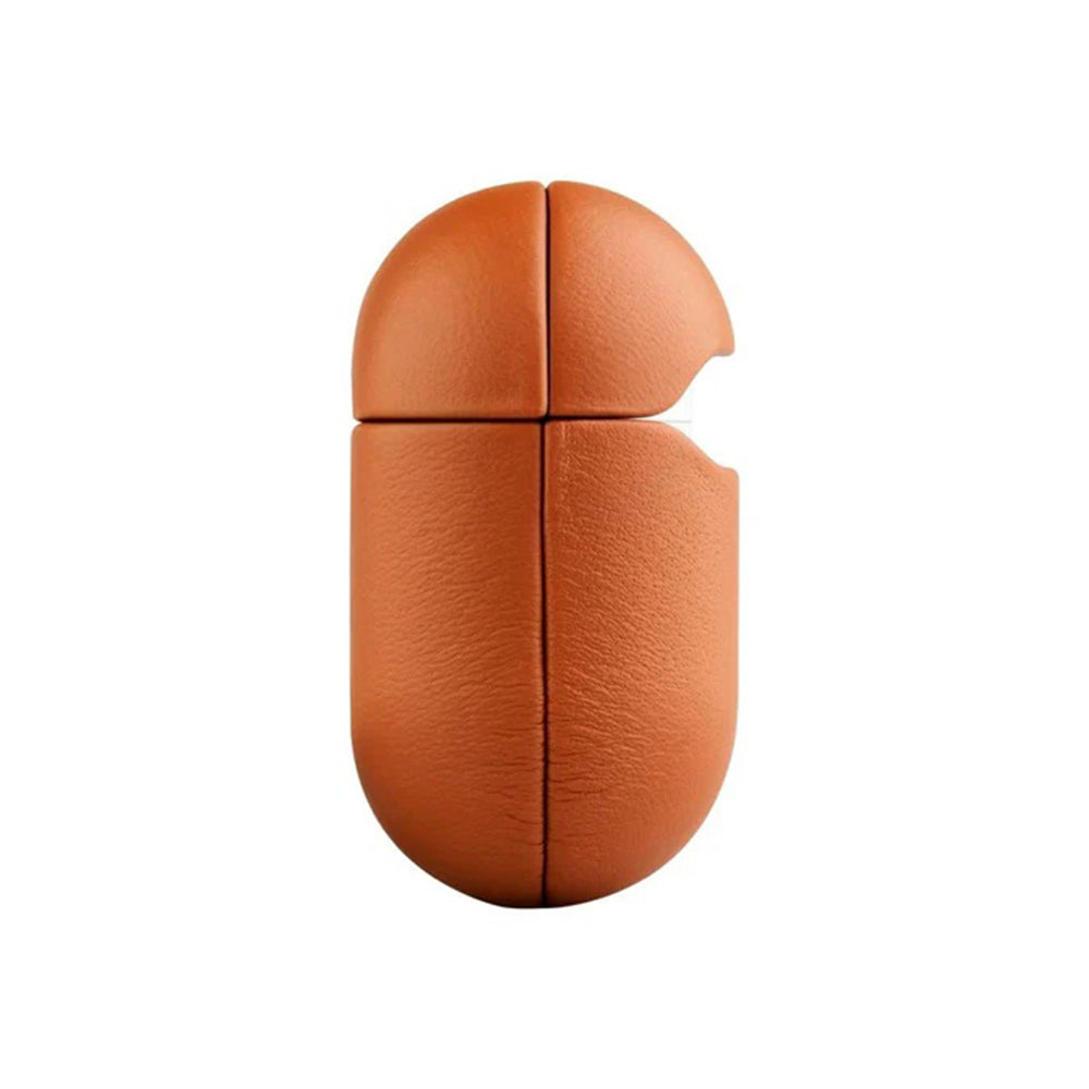 Etui Fixed PodsLeather til Apple AirPods 4, Brun