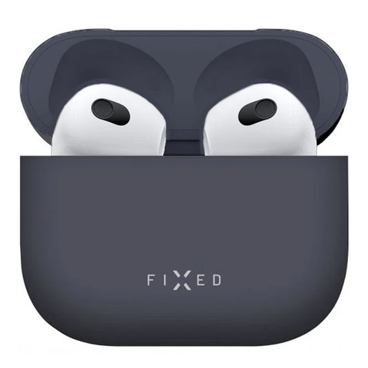 Fixed Silky etui til Apple AirPods 4, Blå