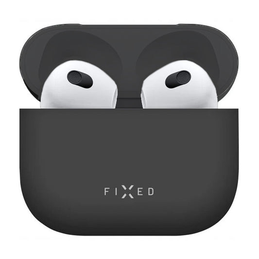 Fixed Silky etui til Apple AirPods 4, Sort