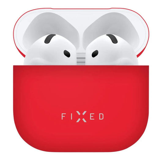 Fixed Silky etui til Apple AirPods 4, Rød