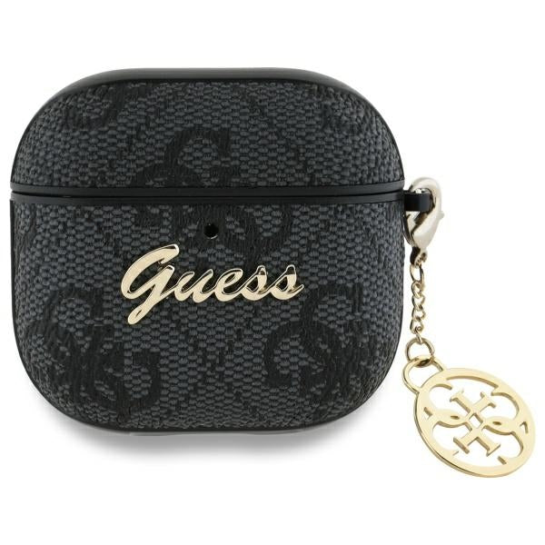 Guess 4G Charm etui til Apple AirPods 4, Sort