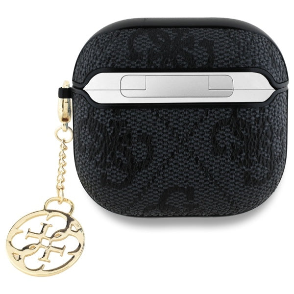 Guess 4G Charm etui til Apple AirPods 4, Sort