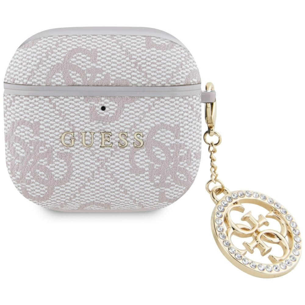 Guess 4G Strass Charm etui til Apple AirPods 4, Pink