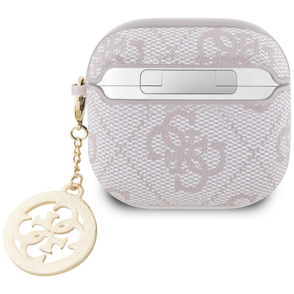 Guess 4G Strass Charm etui til Apple AirPods 4, Pink
