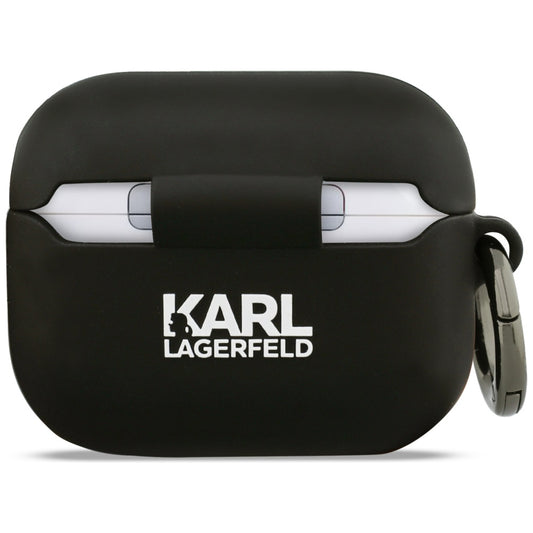 Karl Lagerfeld 3D Karl's Head cover til Apple Airpods Pro 3, Sort