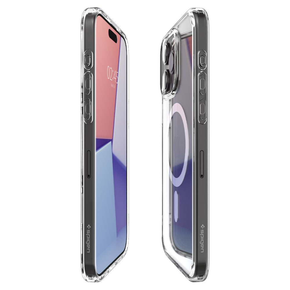 MagSafe Case for Apple iPhone 15 Pro Max, Spigen, Ultra Hybrid, White ACS06576