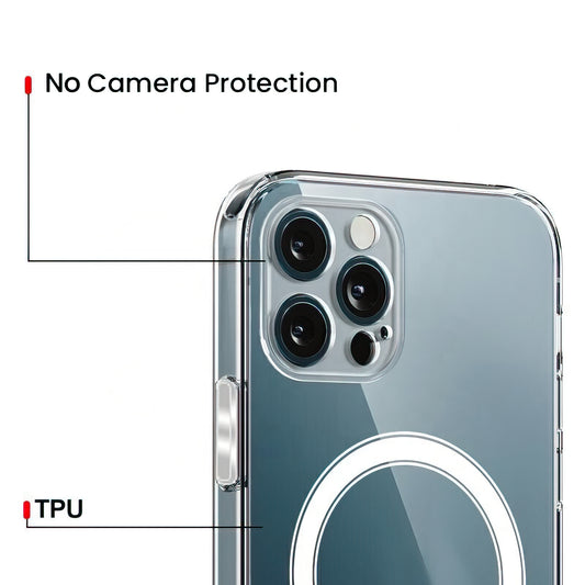 MagSafe cover til Apple iPhone 17, OEM, Klar, Gennemsigtig