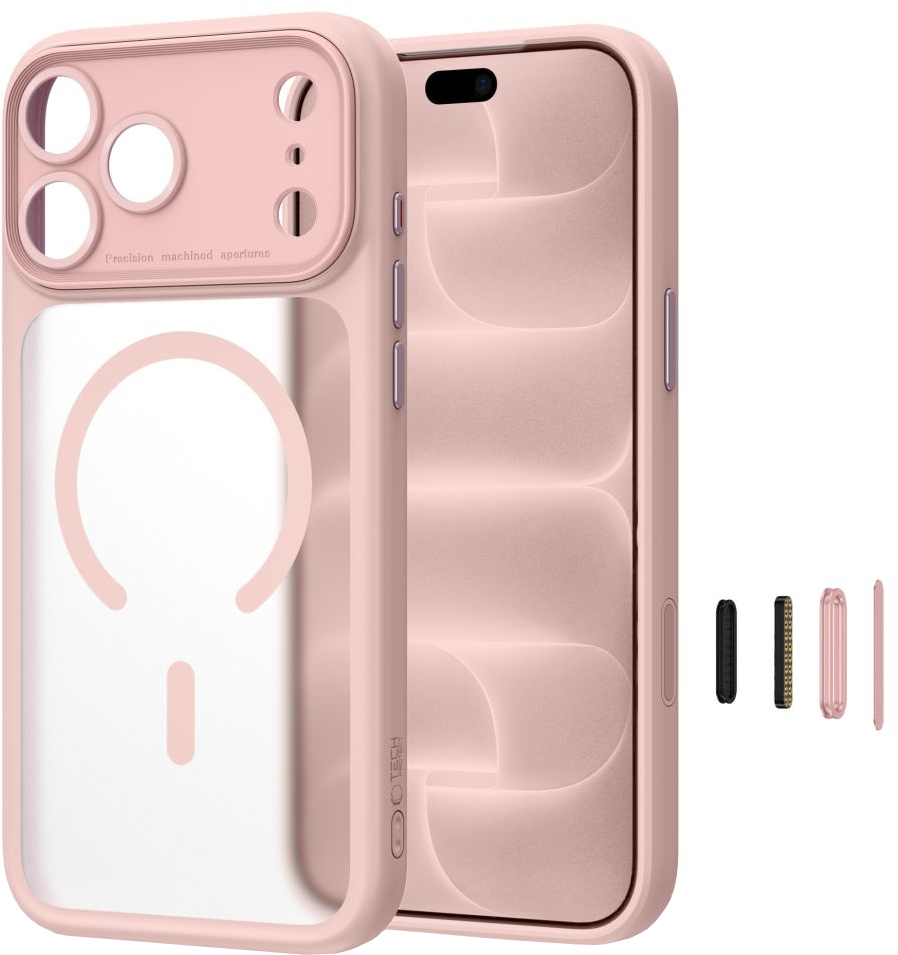 MagSafe-cover til Apple iPhone 18 Pro / 17 Pro, Tech-Protect, MagPeak CC, matrosa