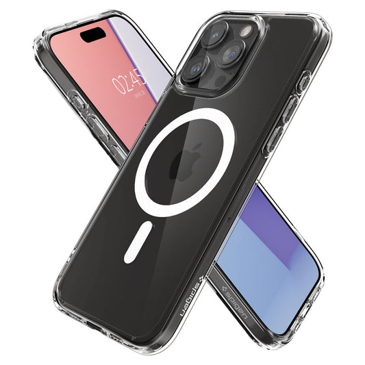 MagSafe cover til Apple iPhone 15 Pro, Spigen, Ultra Hybrid, Hvid ACS06715