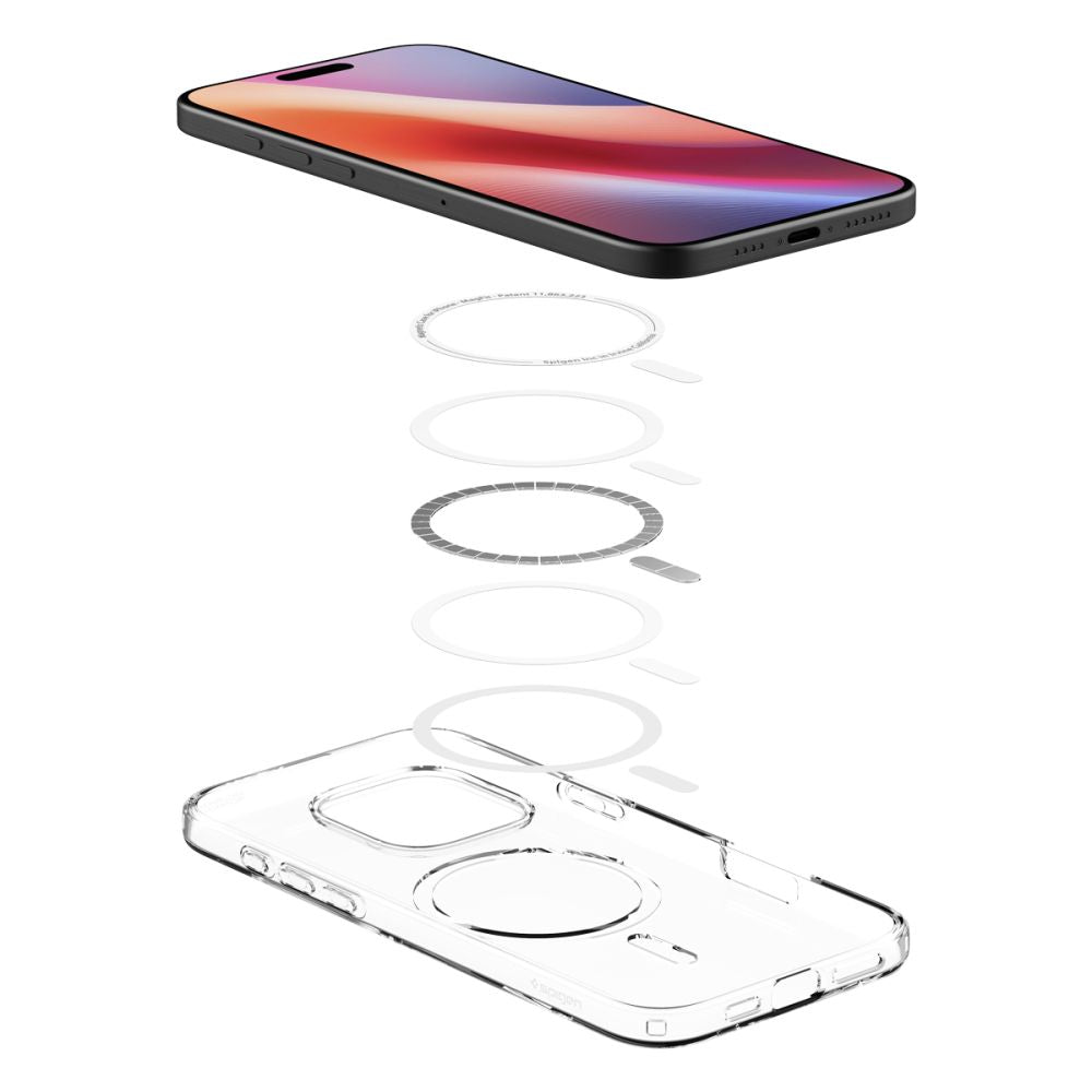 MagSafe-etui til Apple iPhone 16 Pro Max, Spigen, flydende krystal, gennemsigtig ACS08387