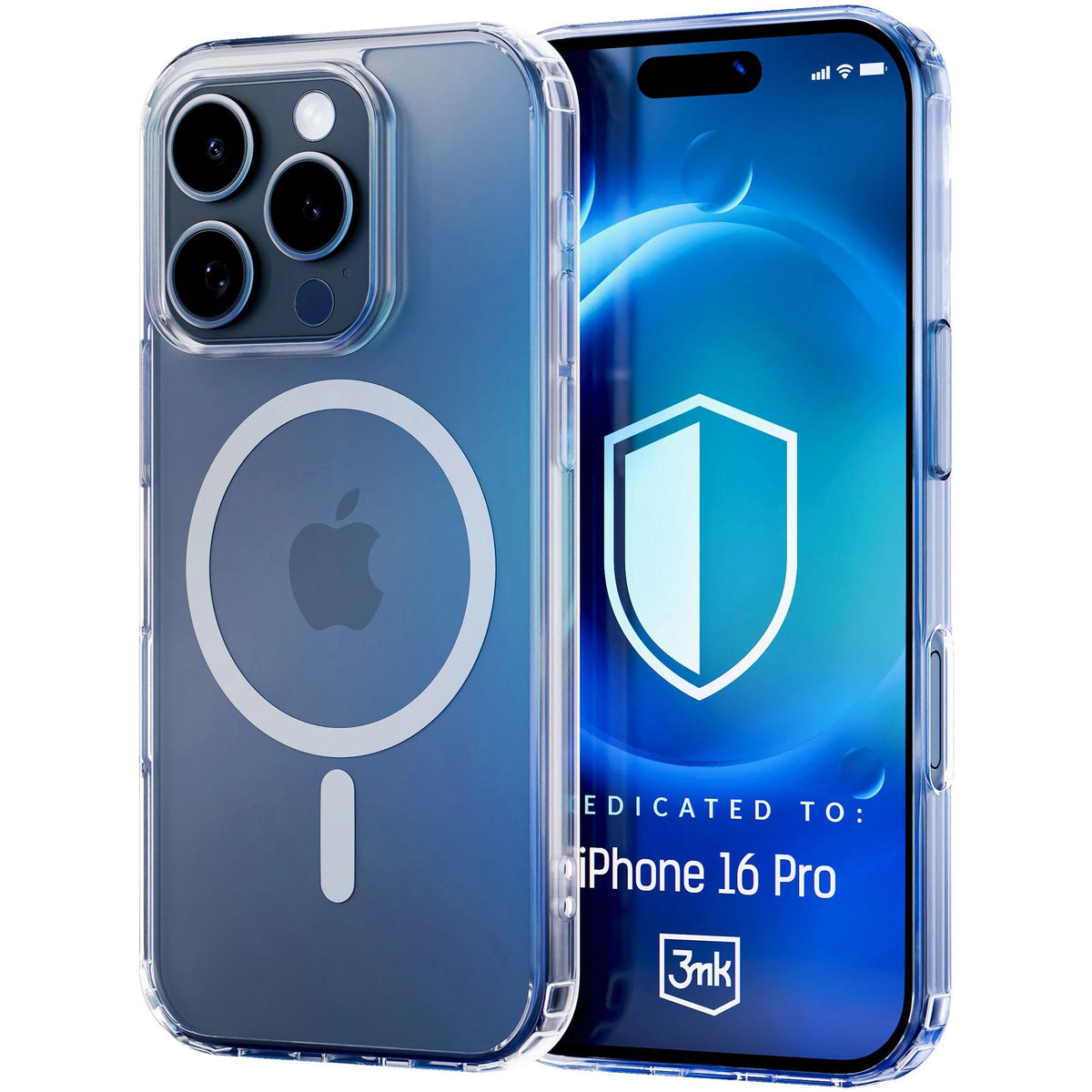 MagSafe-etui til Apple iPhone 16 Pro, 3MK, MagCase, MagCase, Transparent