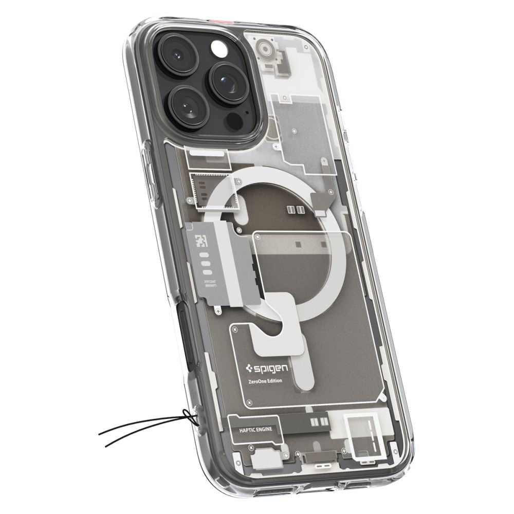 MagSafe cover til Apple iPhone 16 Pro Max, Spigen, Ultra Hybrid Zero One, Grå ACS08381