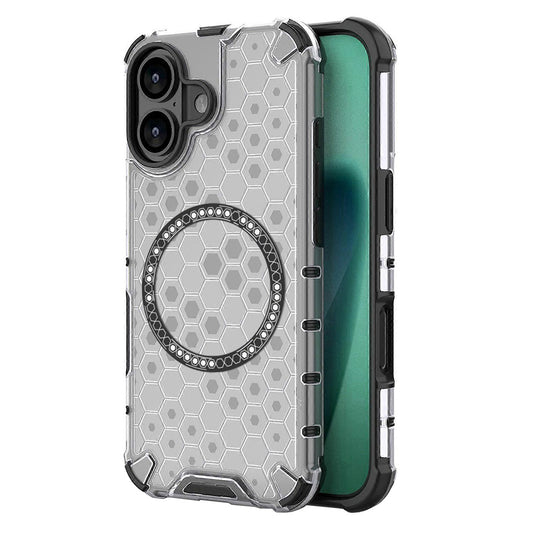 MagSafe cover til Apple iPhone 17, Techsuit, HoneyComb Shield, Hvid