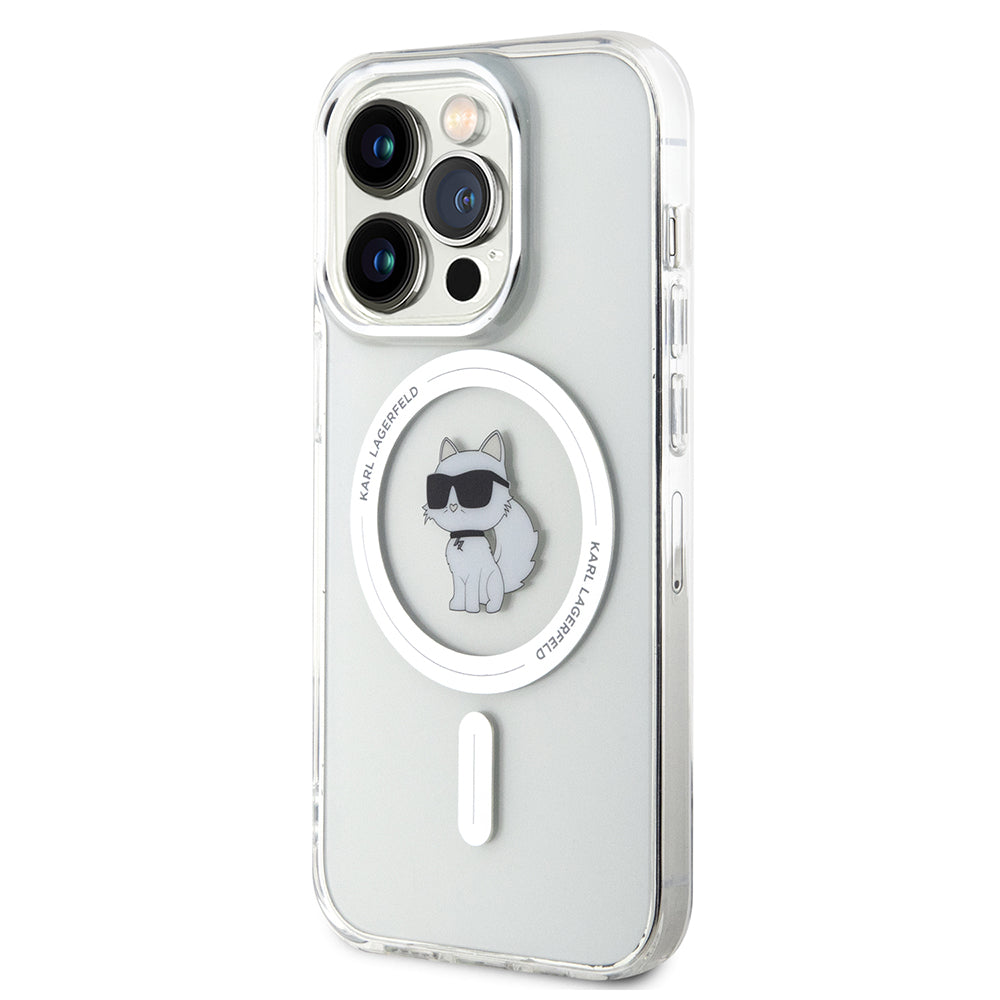 MagSafe cover til Apple iPhone 14 Pro, Karl Lagerfeld, IML Choupette, Transparent