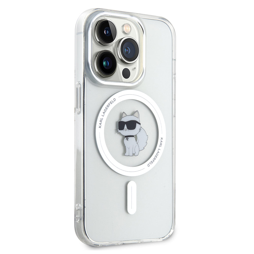 MagSafe cover til Apple iPhone 14 Pro, Karl Lagerfeld, IML Choupette, Transparent