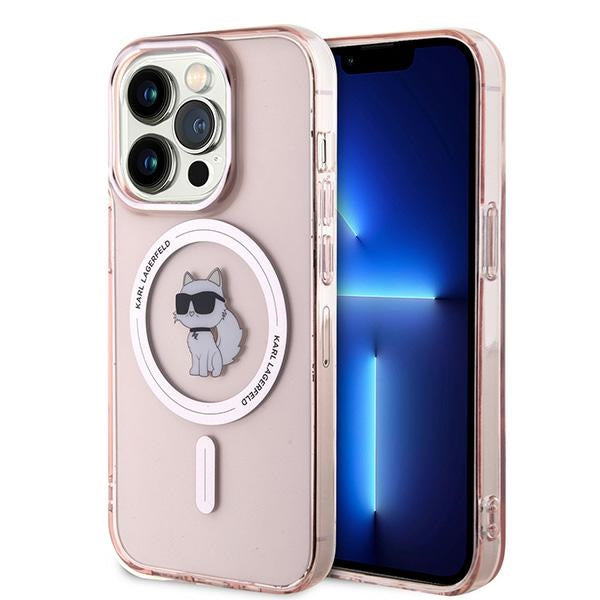 MagSafe cover til Apple iPhone 14 Pro Max, Karl Lagerfeld, IML Choupette, Pink