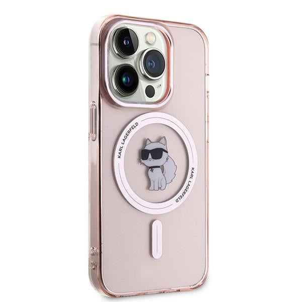 MagSafe cover til Apple iPhone 14 Pro Max, Karl Lagerfeld, IML Choupette, Pink