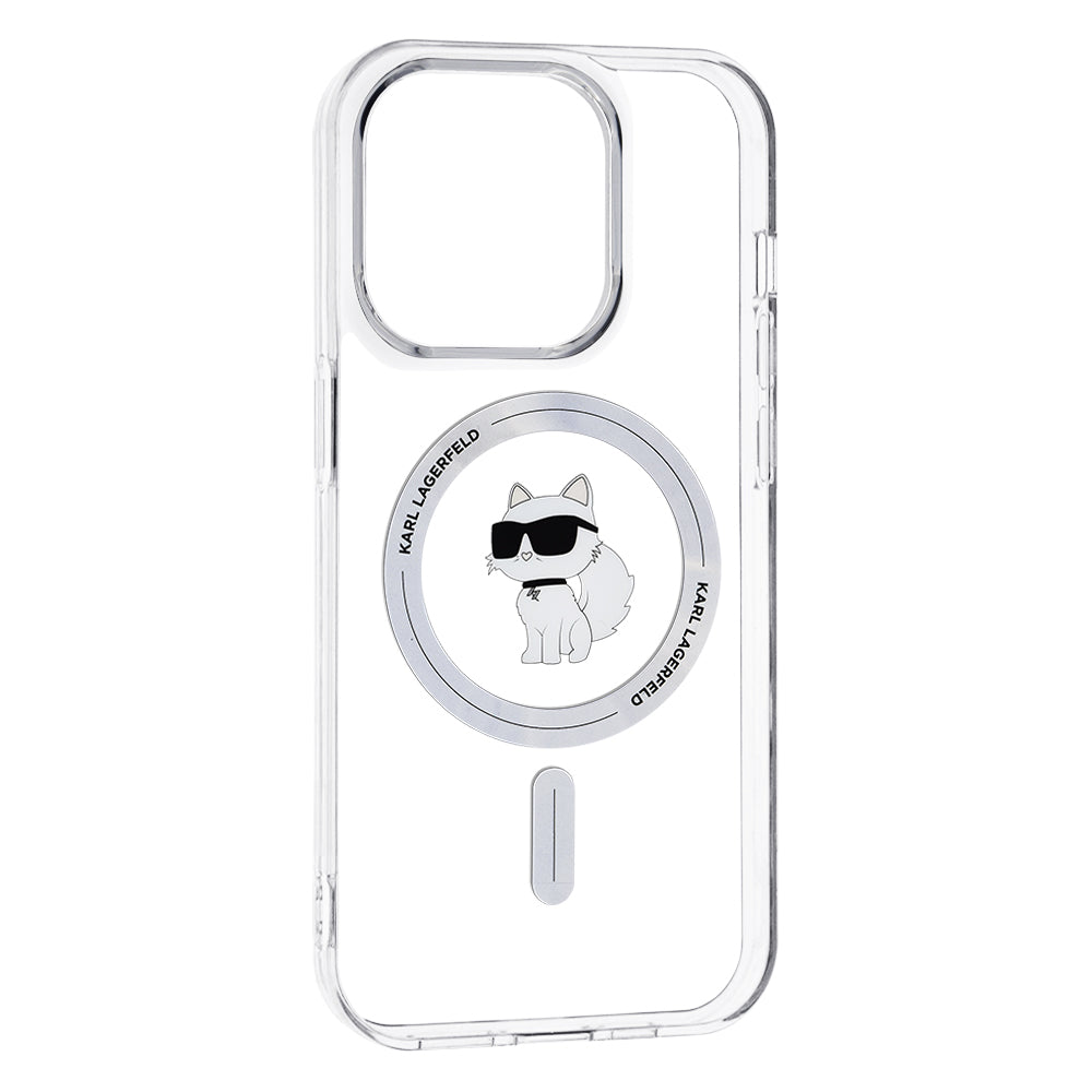 MagSafe cover til Apple iPhone 14 Pro Max, Karl Lagerfeld, IML Choupette, Gennemsigtig