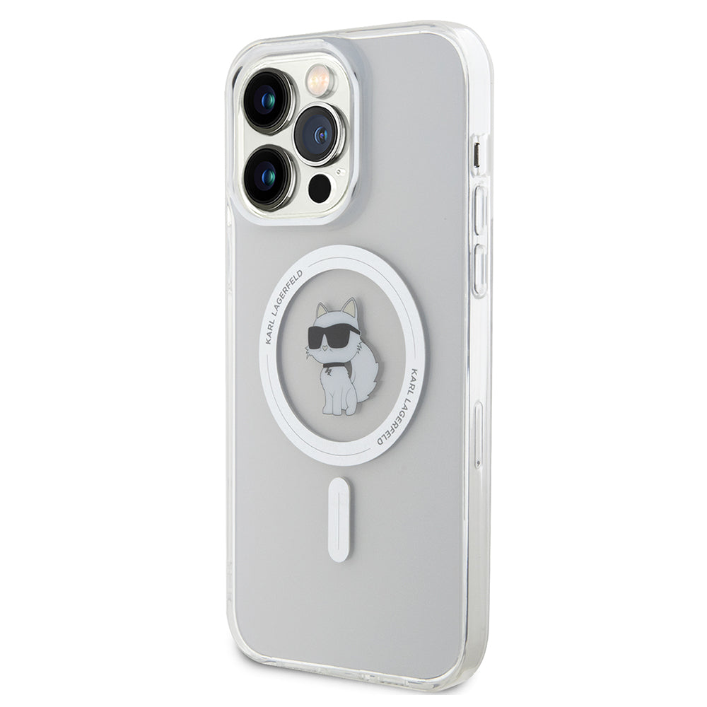MagSafe cover til Apple iPhone 14 Pro Max, Karl Lagerfeld, IML Choupette, Gennemsigtig