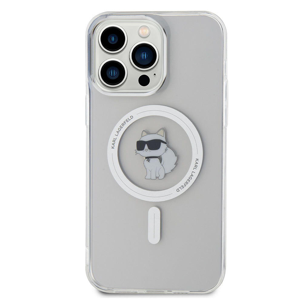 MagSafe cover til Apple iPhone 14 Pro Max, Karl Lagerfeld, IML Choupette, Gennemsigtig