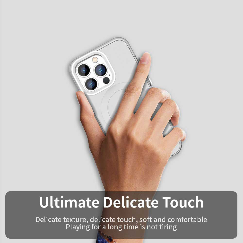 MagSafe-etui til Apple iPhone 14 Pro Max, Techsuit, CandyCase, Hvid