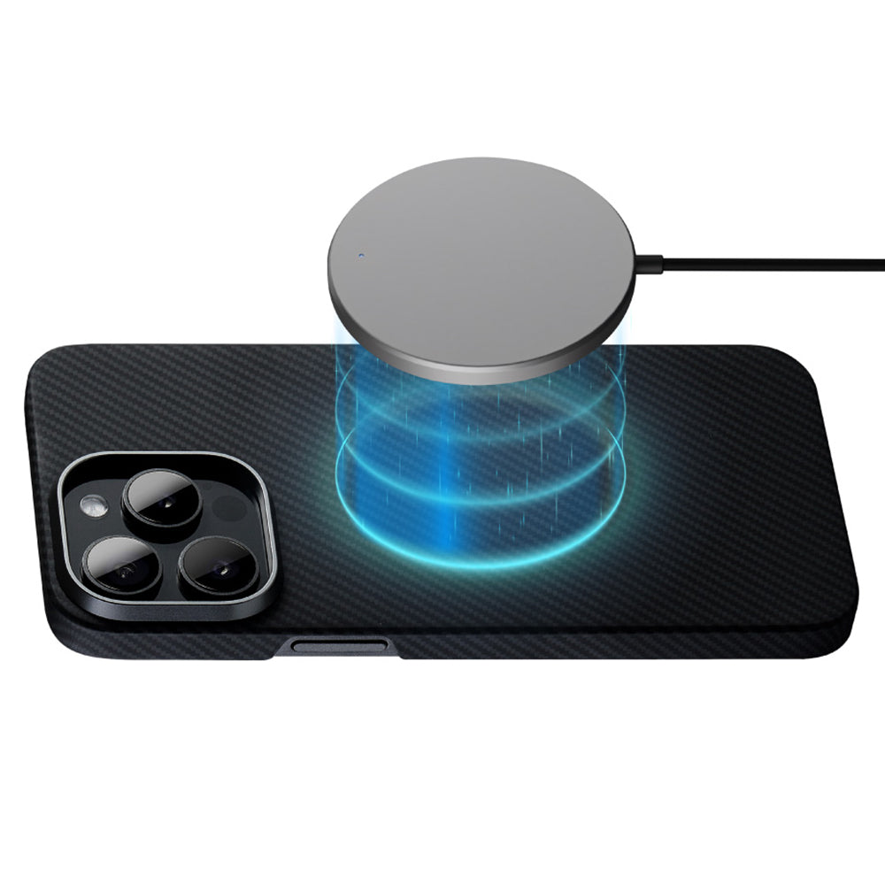 MagSafe cover til Apple iPhone 15, Edizard, Air, Sort