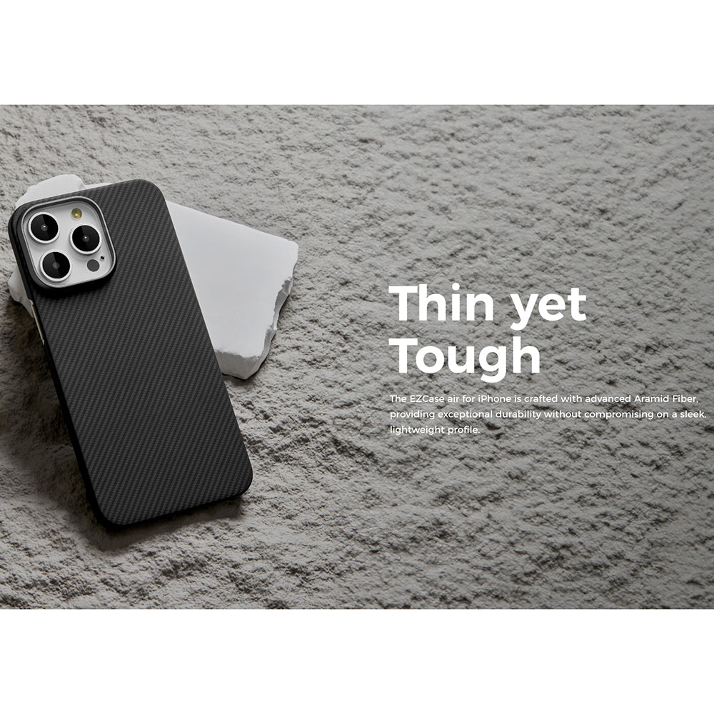 MagSafe cover til Apple iPhone 15, Edizard, Air, Sort