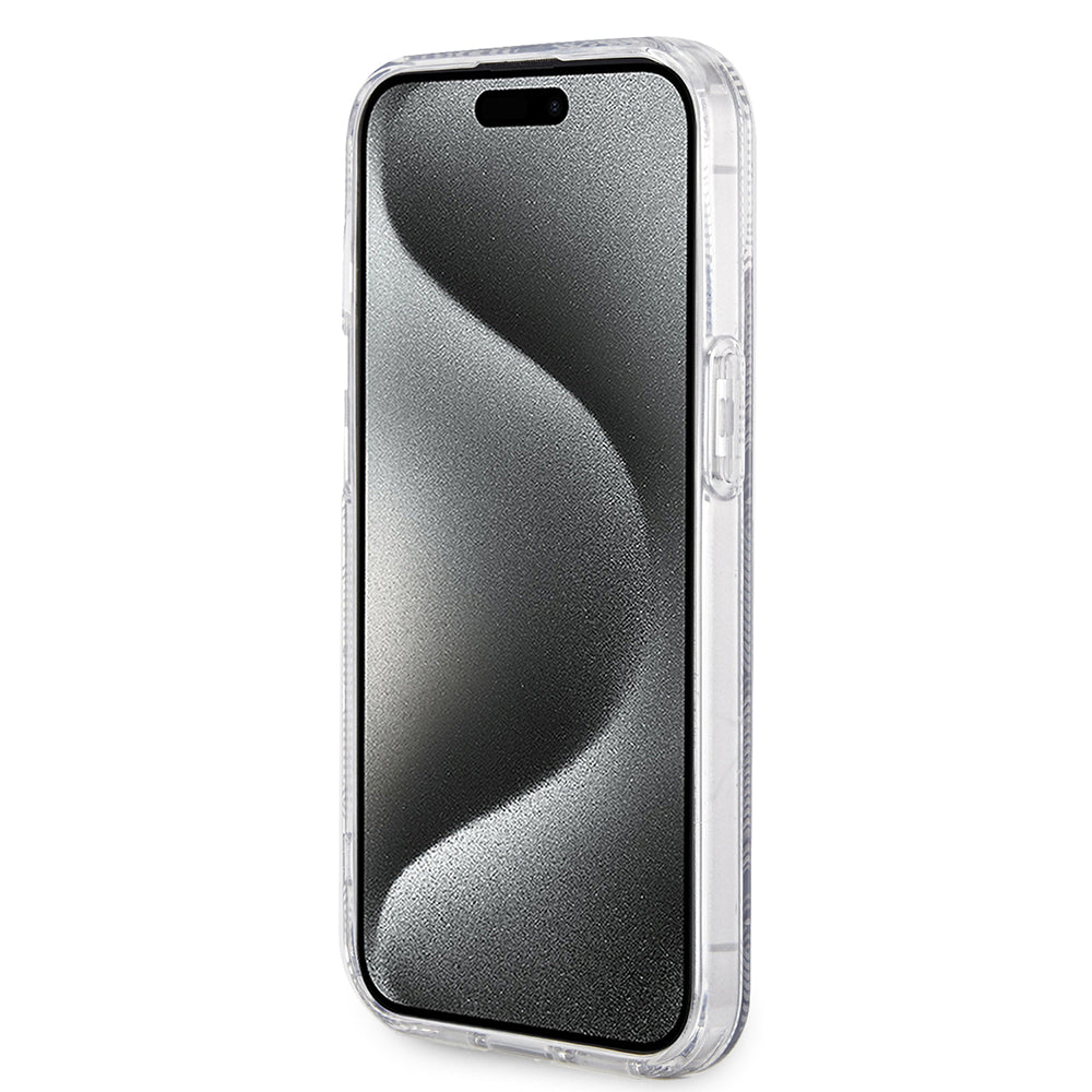 MagSafe cover til Apple iPhone 15, Guess, IML Gcube, Sort