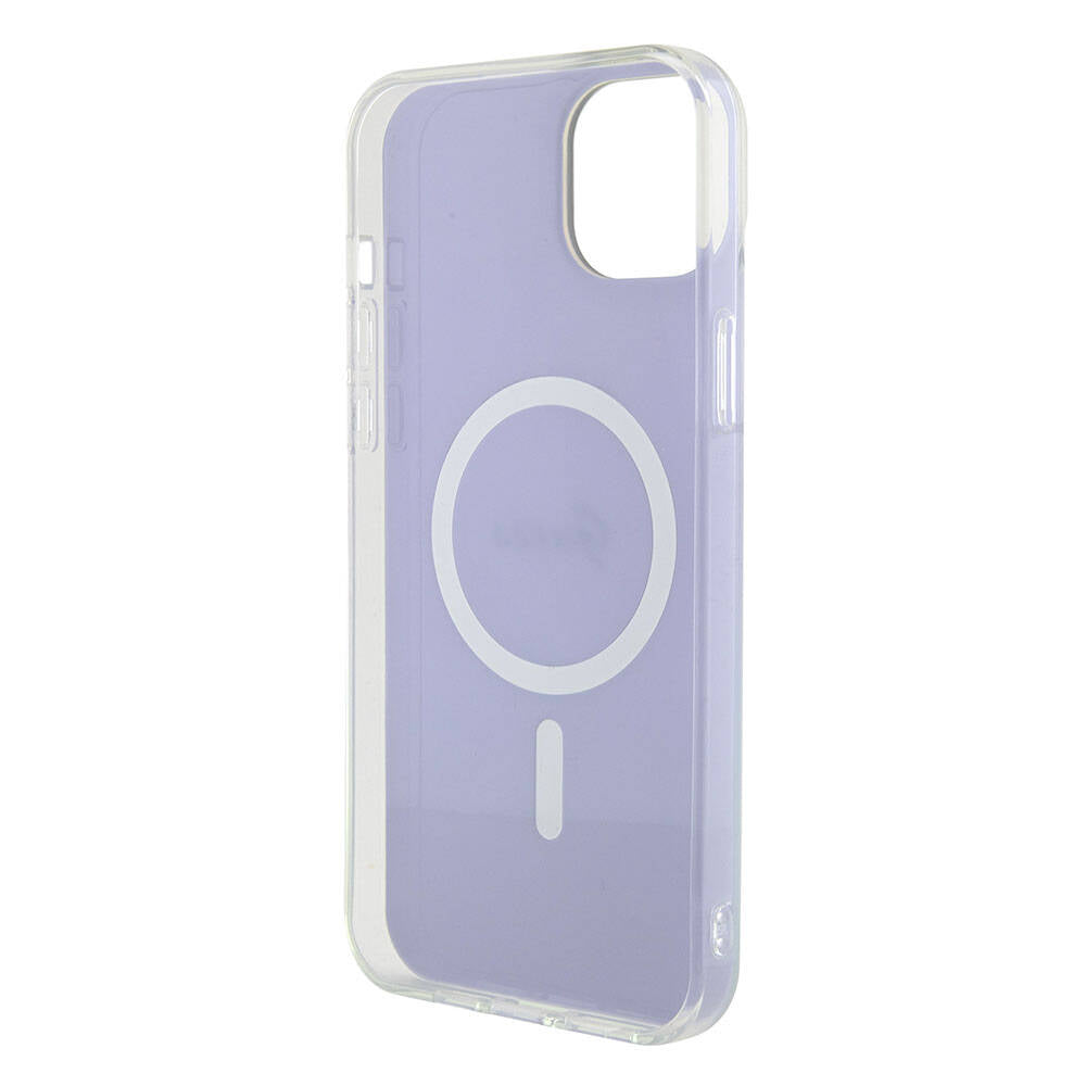 MagSafe cover til Apple iPhone 15, Guess, IML Iridescent, Lilla