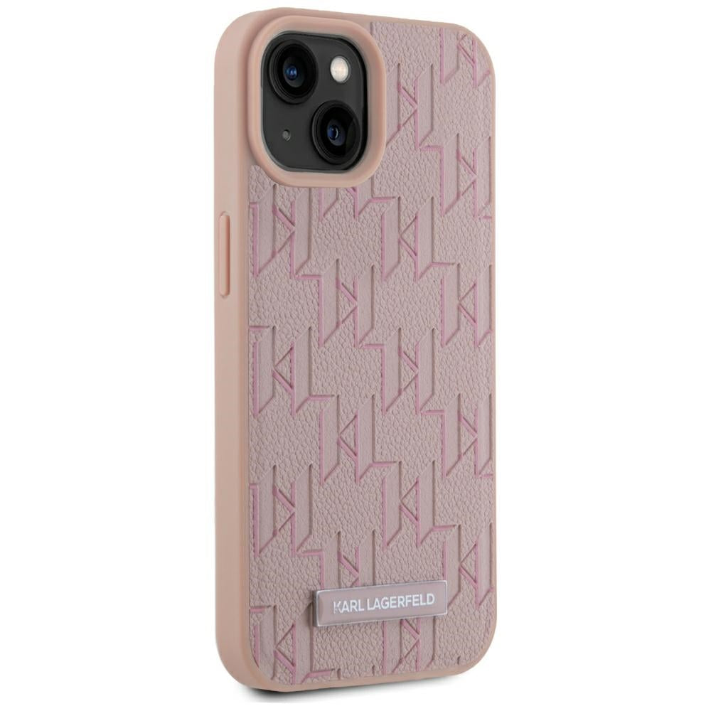 MagSafe cover til Apple iPhone 15, Karl Lagerfeld, Hot Stamp, Pink