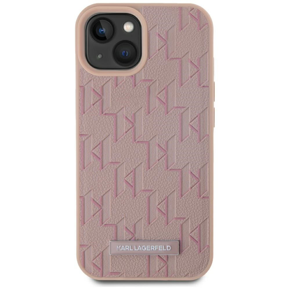 MagSafe cover til Apple iPhone 15, Karl Lagerfeld, Hot Stamp, Pink